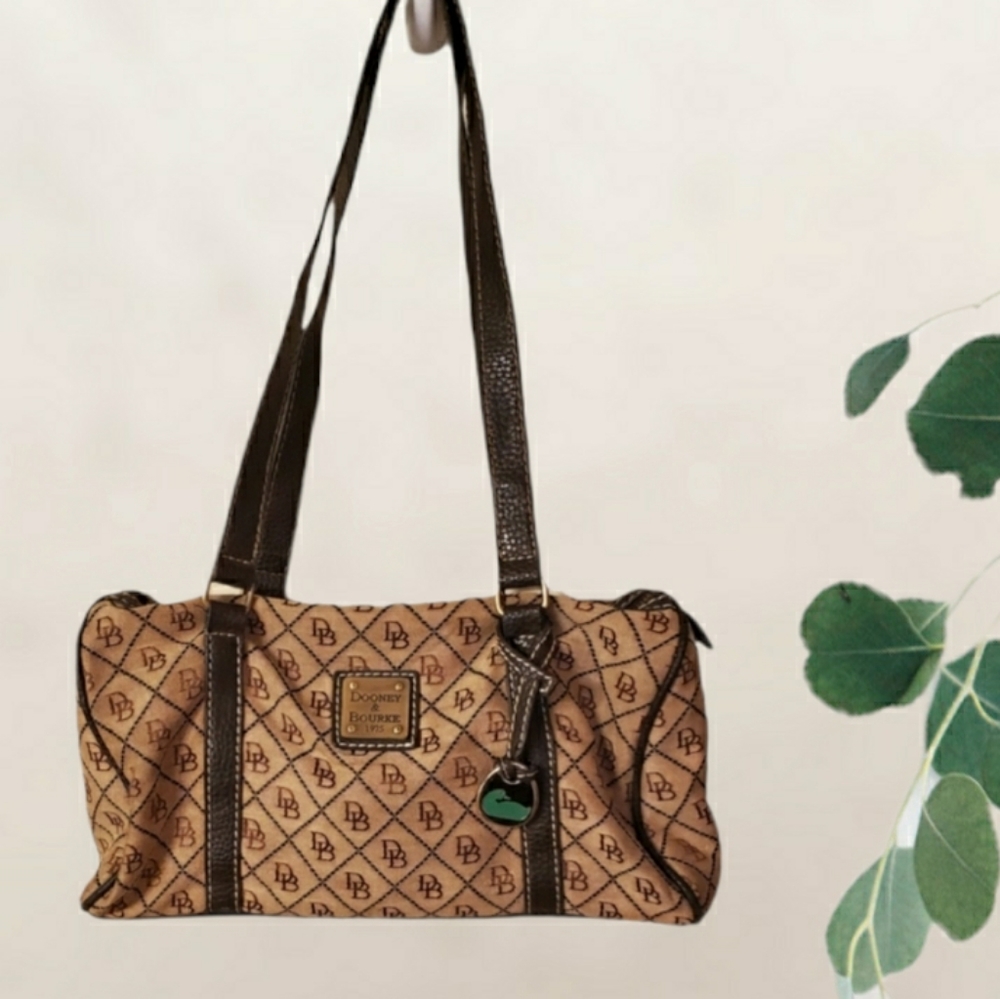 Dooney & Bourke Canvas monogram 1975 Shoulder Bag